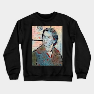 Rosalind Franklin Women in Science STEM Ancient Portrait Crewneck Sweatshirt